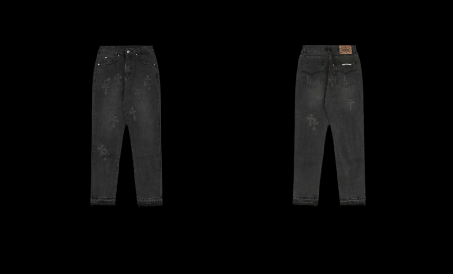 Chrome Hearts Cross Patch Denim