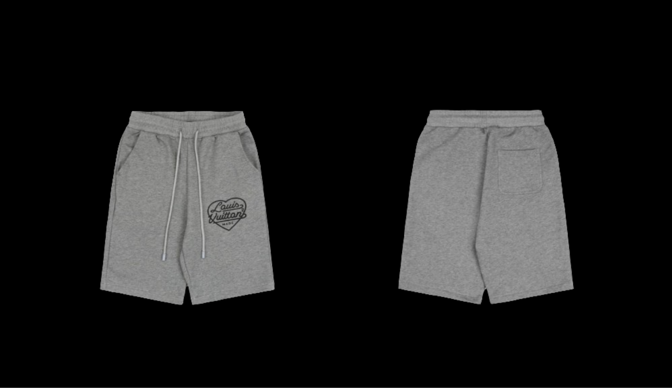 Louis Vuitton x Nigo Printed Heart Short