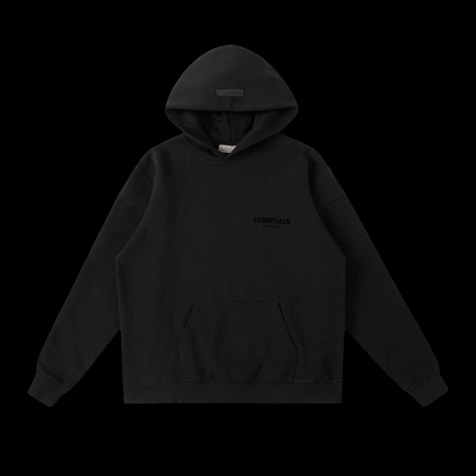 Essential Black Hooded Sweatshirt