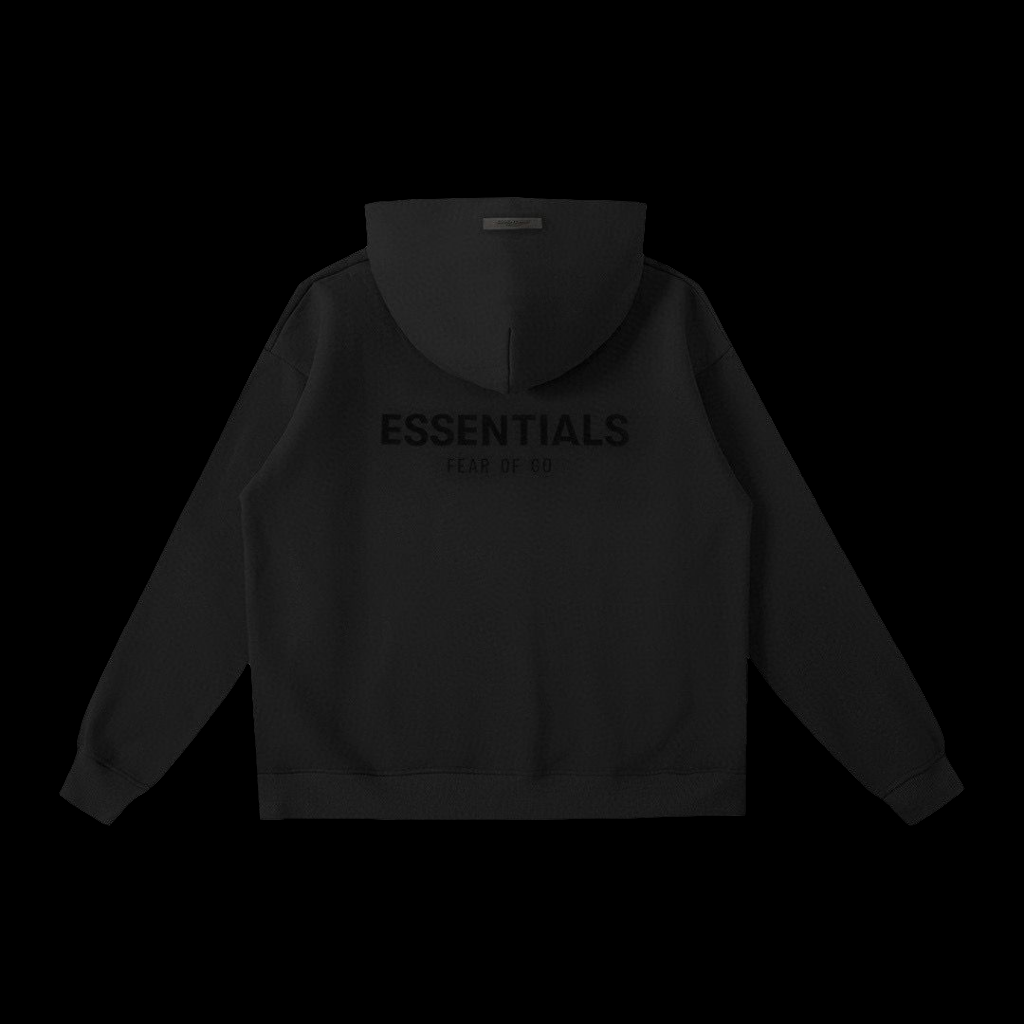 Essential Black Hooded Sweatshirt