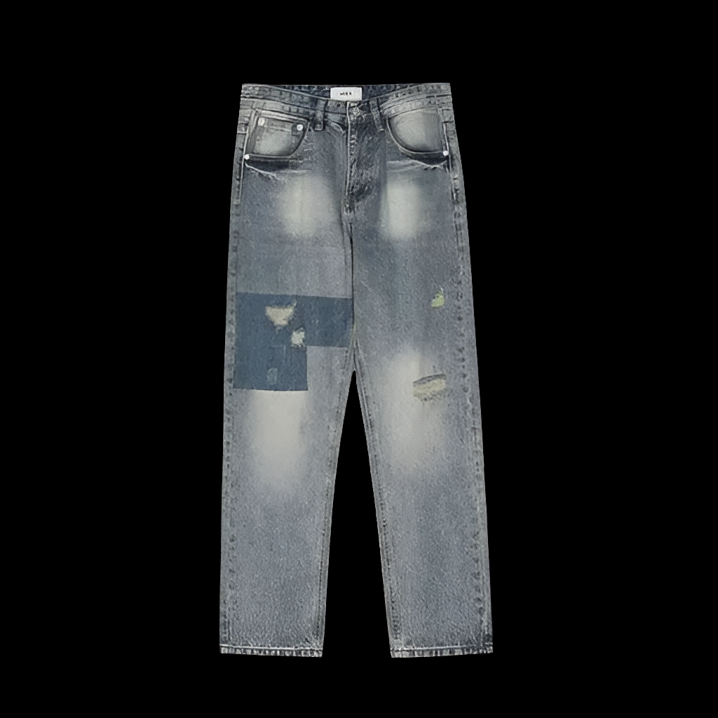 Men's wide jeans