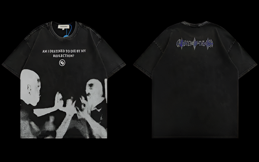 Punk Graphic Print Retro T-shirt