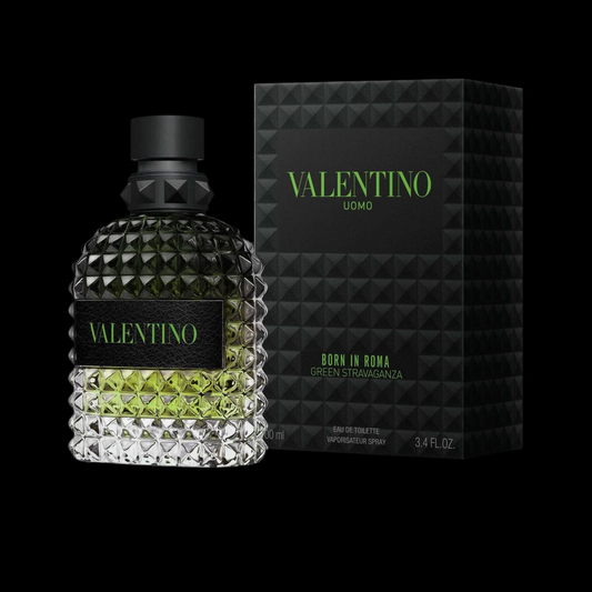 Valentino Uomo Born In Roma Green Stravaganza Eau De Toilette 100 ML 3.4.FL.OZ