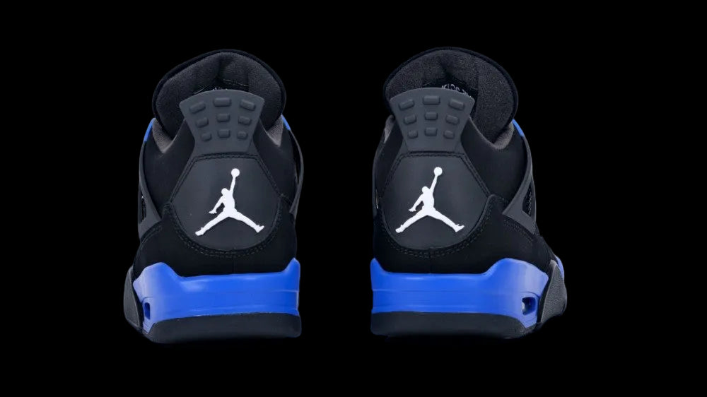 Jordan 4 Retro Black Blue Thunder Men's