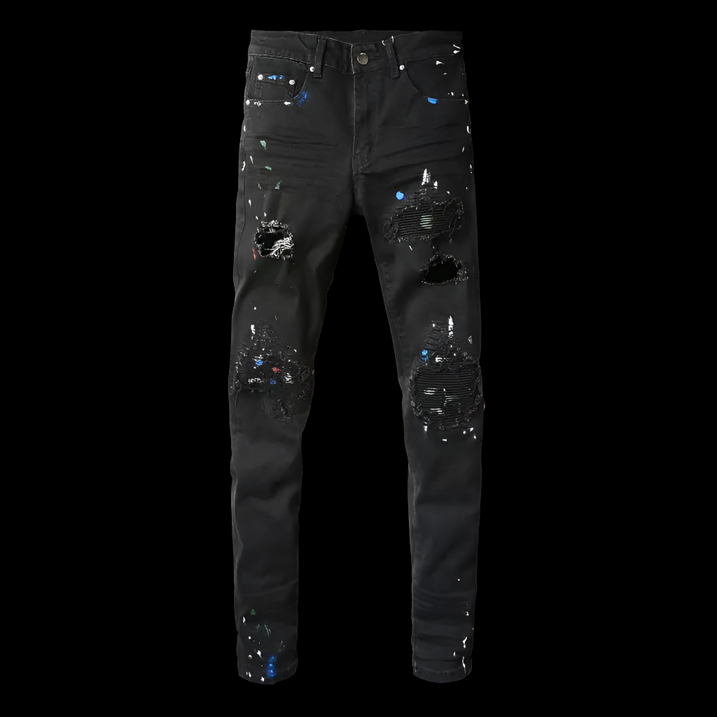 Black slim jeans
