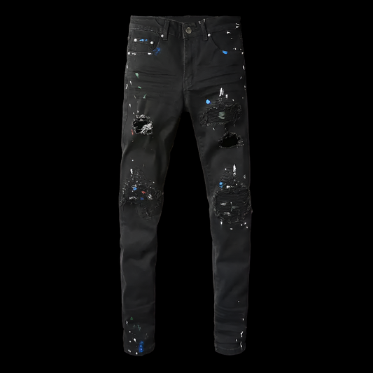 Black slim jeans