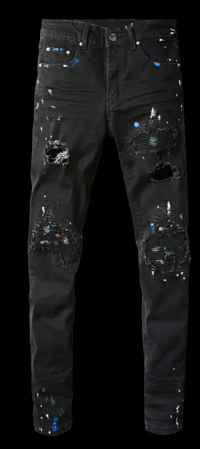 Black slim jeans