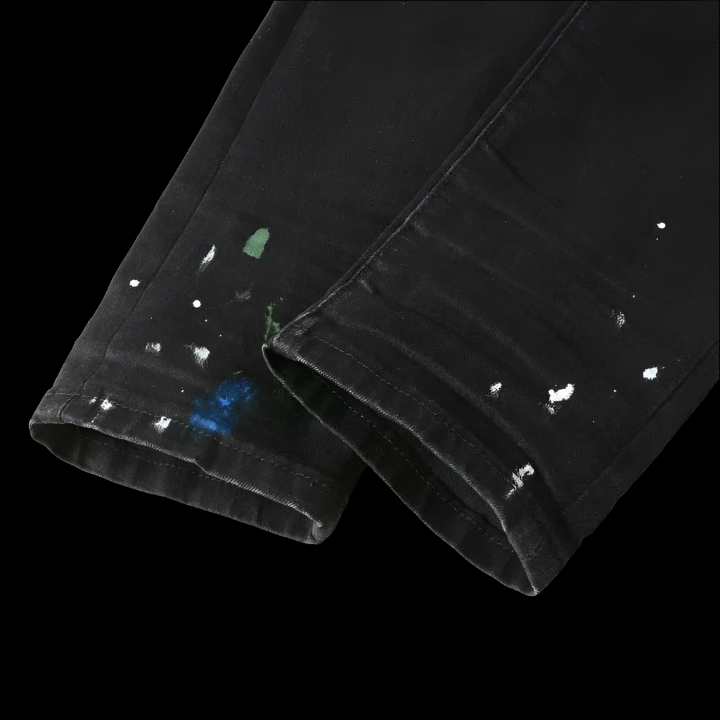 Black slim jeans