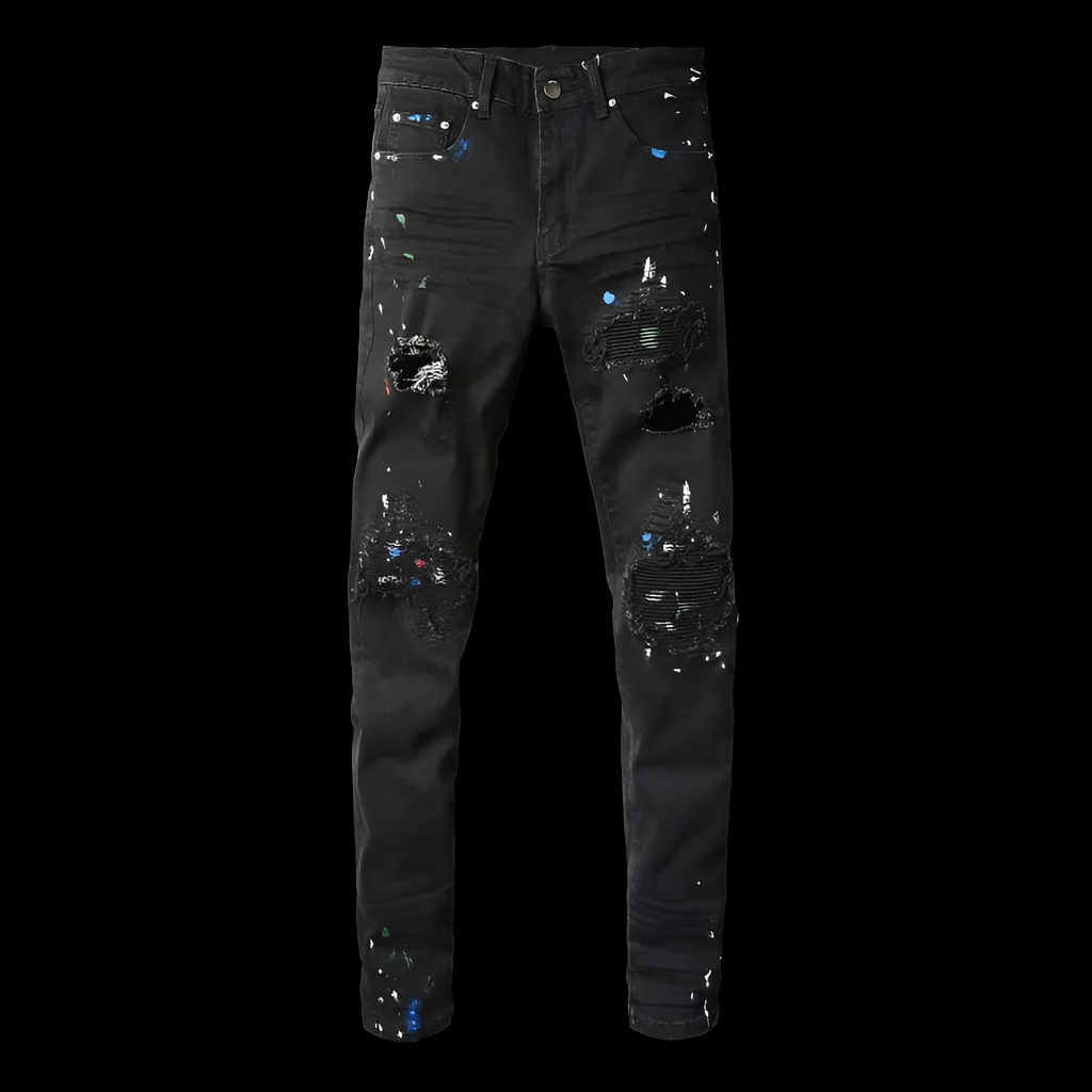 Black slim jeans